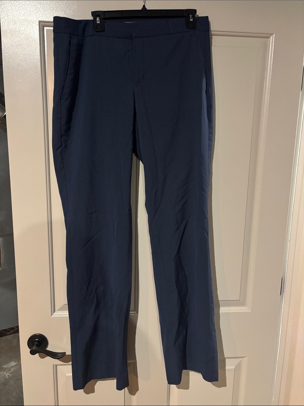 Banana Republic Navy Straight Dress Pants